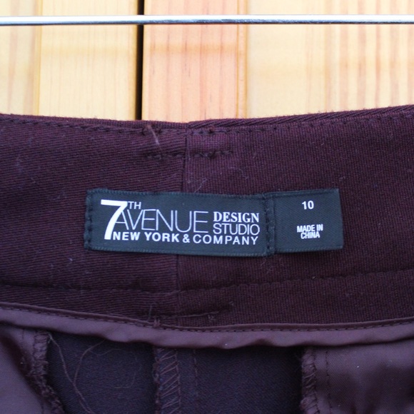 NY&Co Plum Dress Pants - Picture 3 of 3